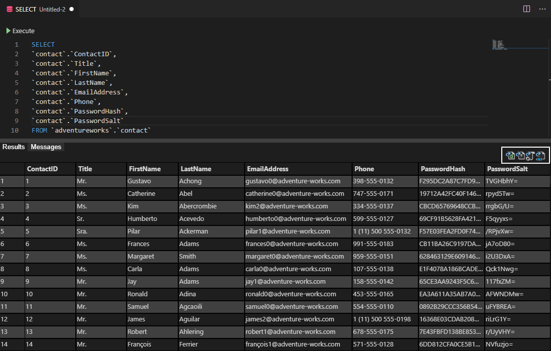 Visual Studio Code for MySQL and MariaDB development