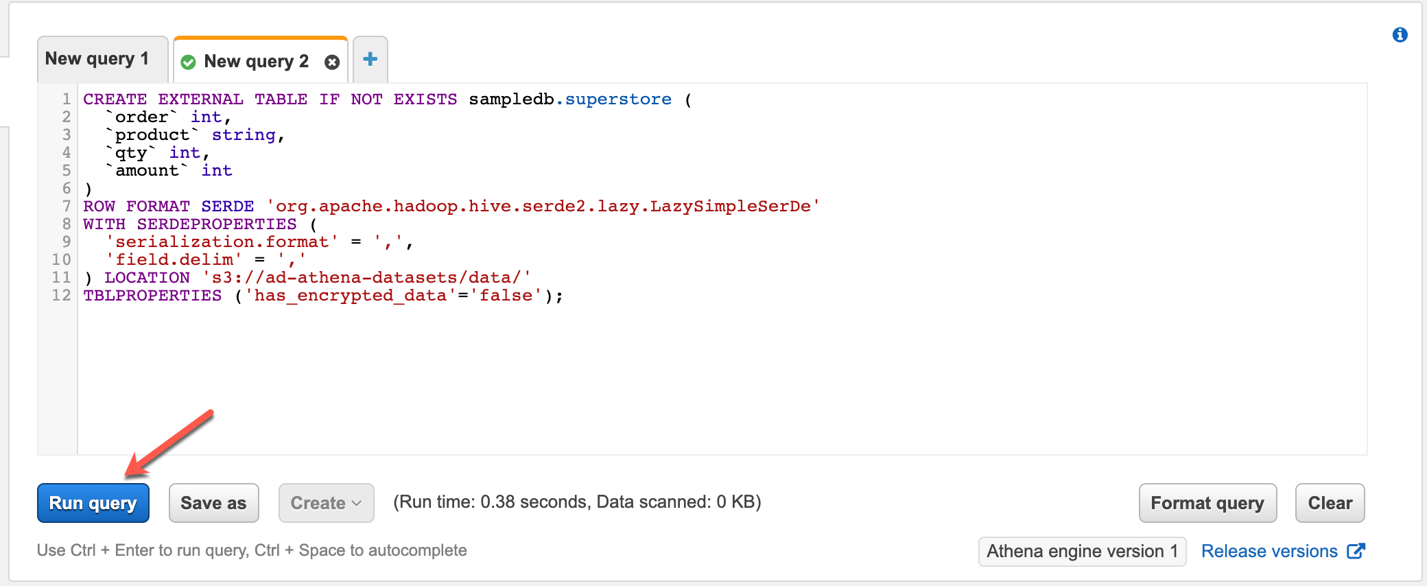 Getting started with Amazon Athena and S3
