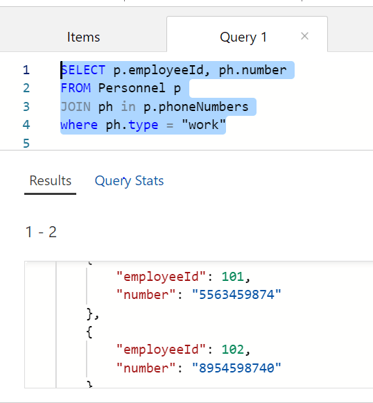 Topo 43+ imagem cosmos db query examples br.thptnganamst.edu.vn