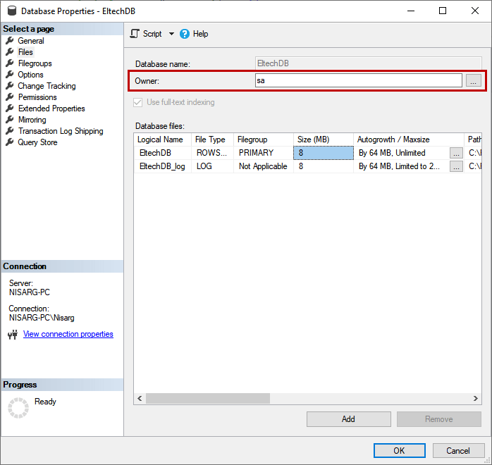 Different ways to change database owners in SQL Server