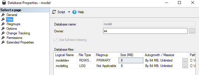 Relationships and comparisons between SQL Server TempDB and Model databases