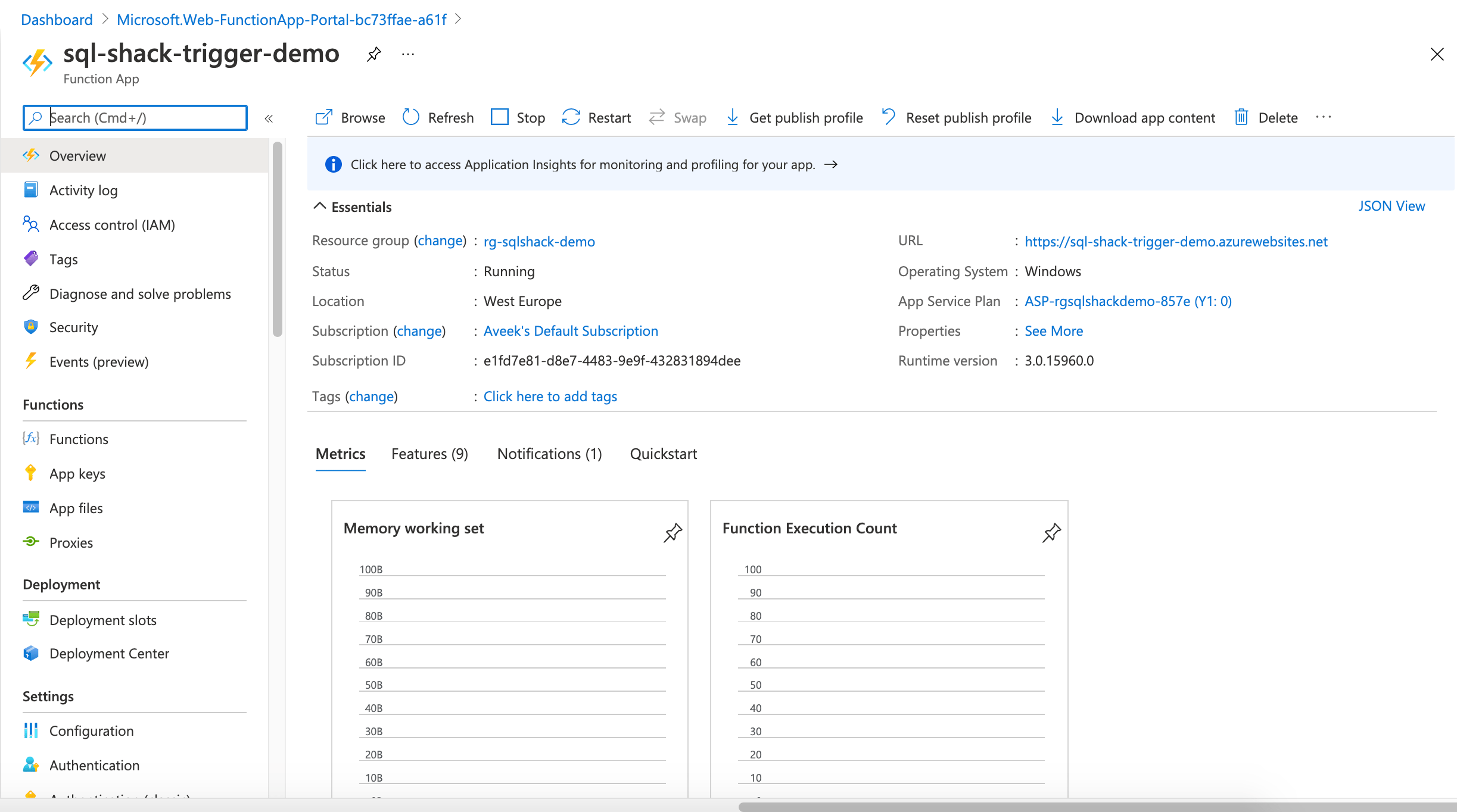 Triggering Function Apps from Azure Queue Storage