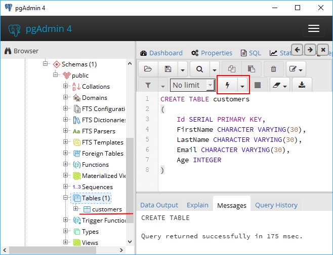 Postgresql Create Table With Owner