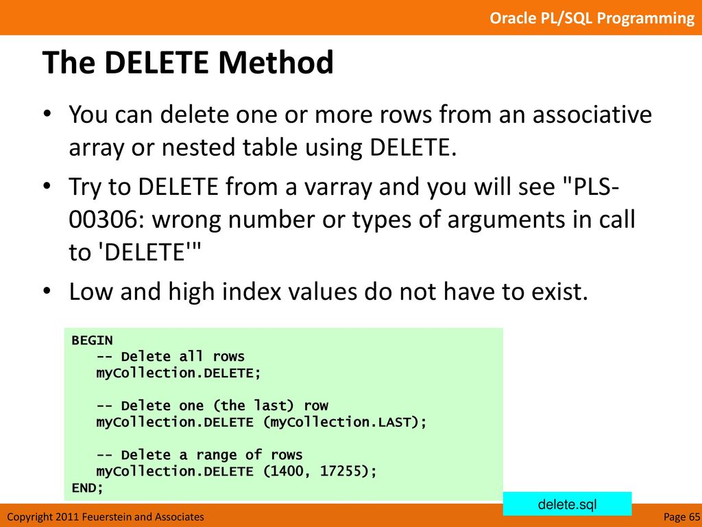 Delete All Data From A Table Oracle at Julie Wilson blog