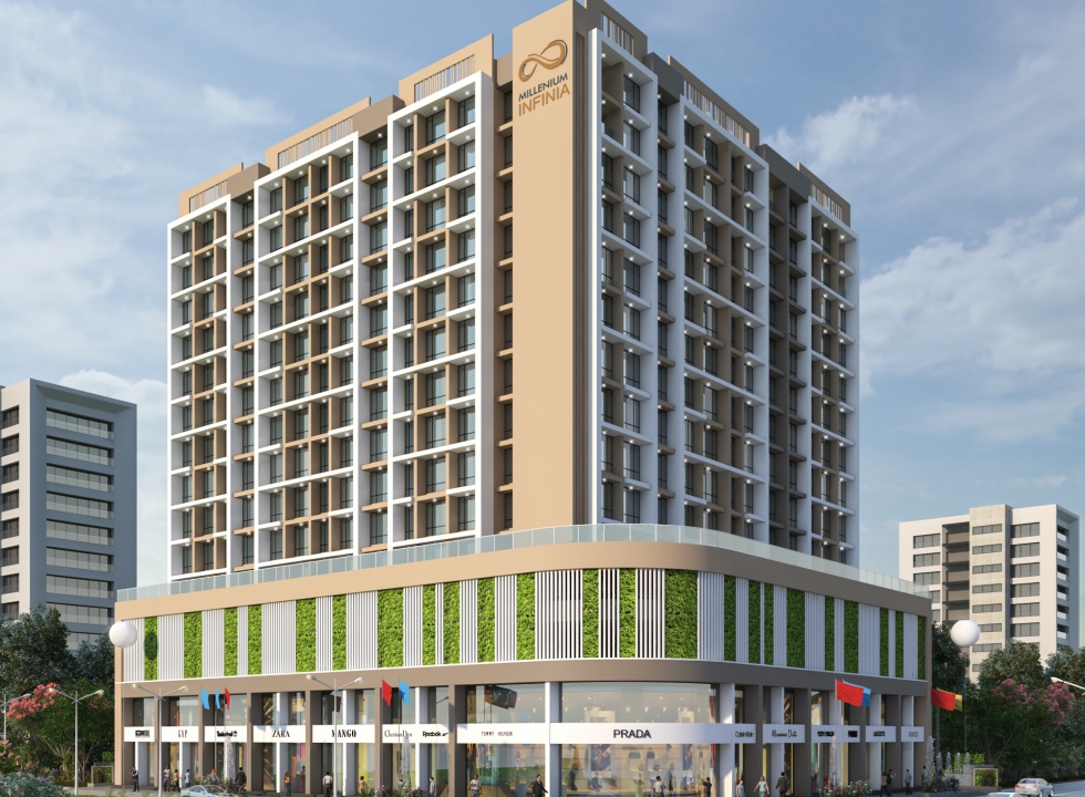 1, 2 and 3 BHK Flats in Khanda Colony New Panvel West Navi Mumbai in