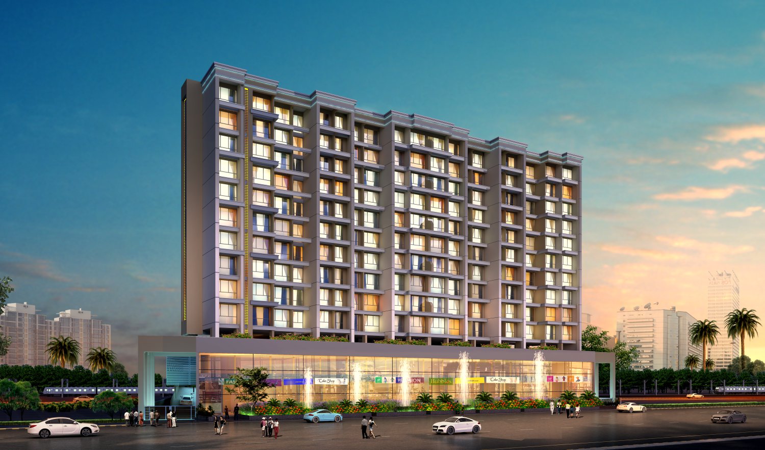1 & 2 BHK Flats in Panvel Navi Mumbai in Millennium Hilton Sqmtrs