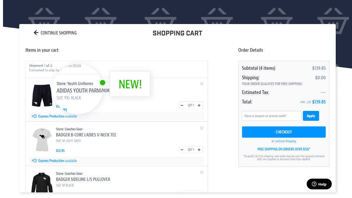 SquadLocker Simplifies Checkout, Shipping as Buying from Multiple