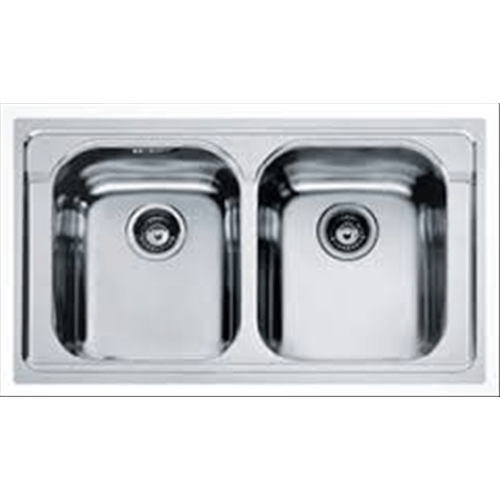 Prodotto 605 LAVELLO DA INCASSO &quot;FRANKE RADAR&quot; INOX DEKOR 86 X 50 CM