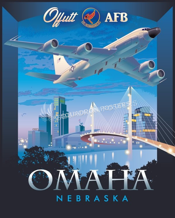 Offutt AFB RC135 38th RS Squadron Posters