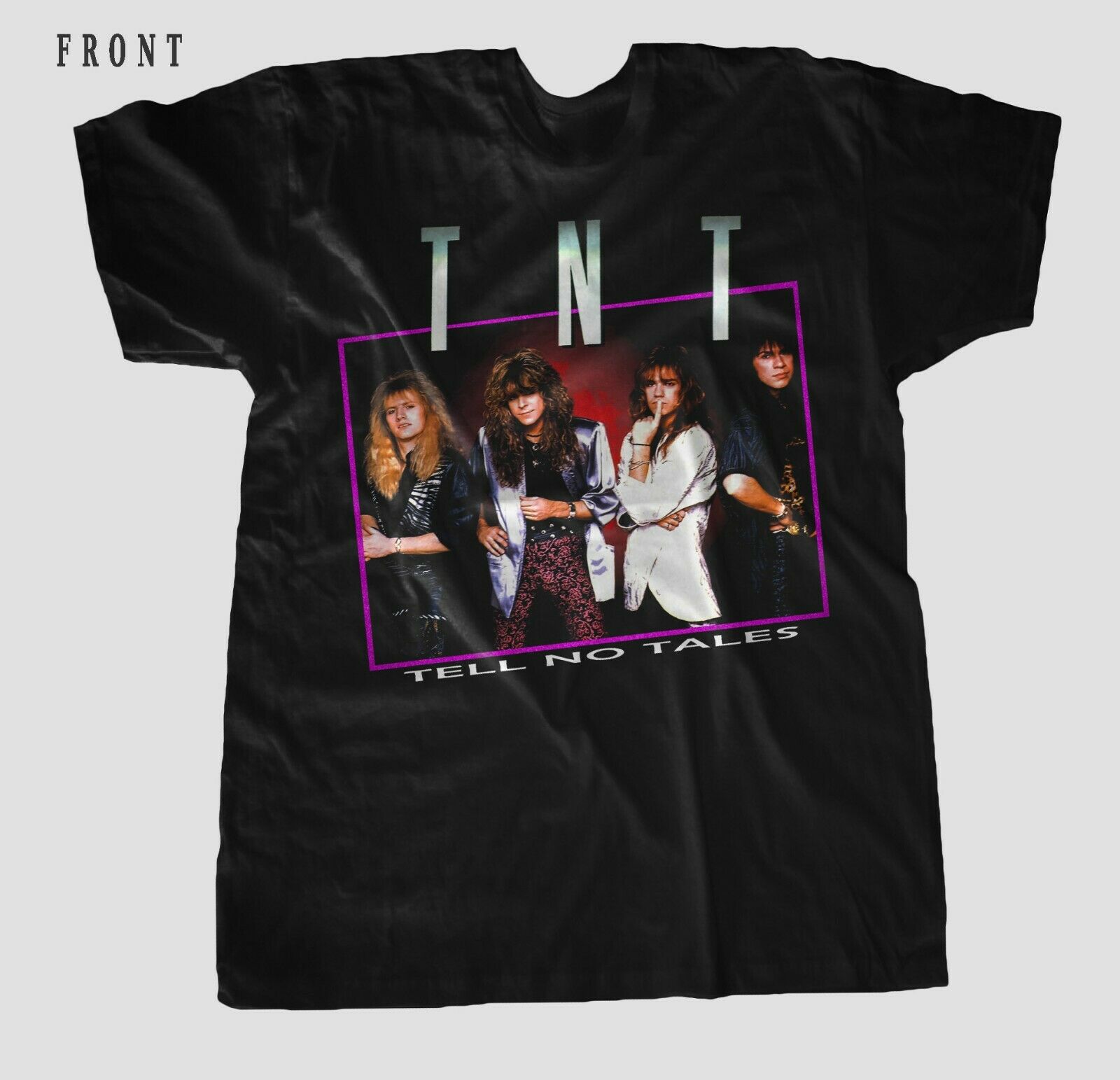 TNT Tell No Tales Norwegian Heavy Metal Band TShirt