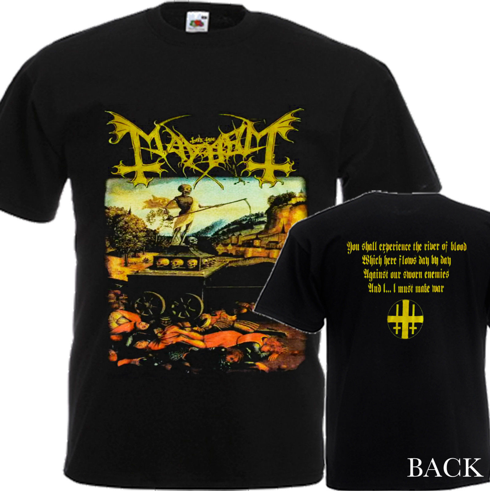 MAYHEM View from Nihil Norwegian Black Metal Band TShirt