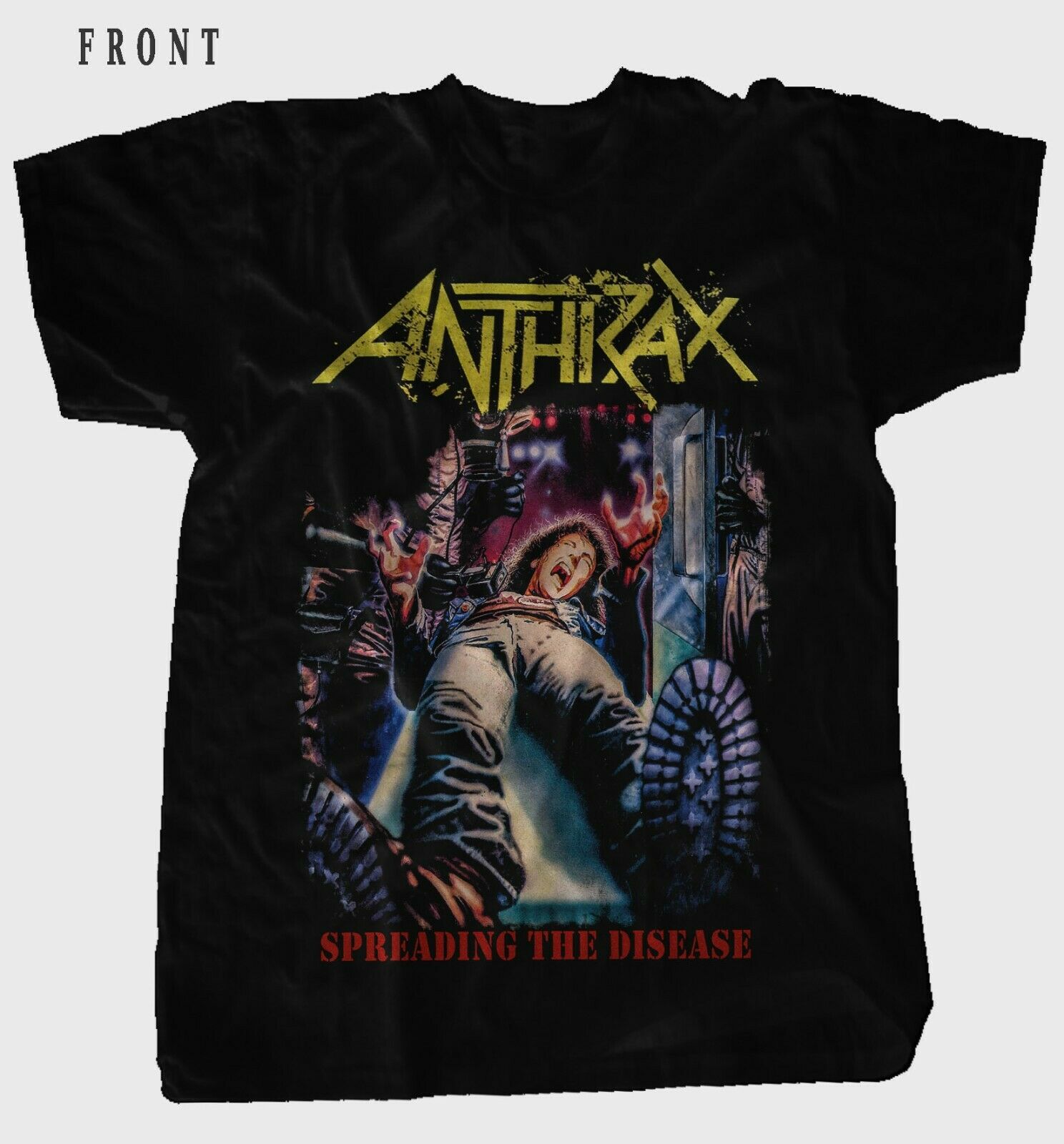 Anthrax Spreading the Disease American Thrash Metal Band TShirt
