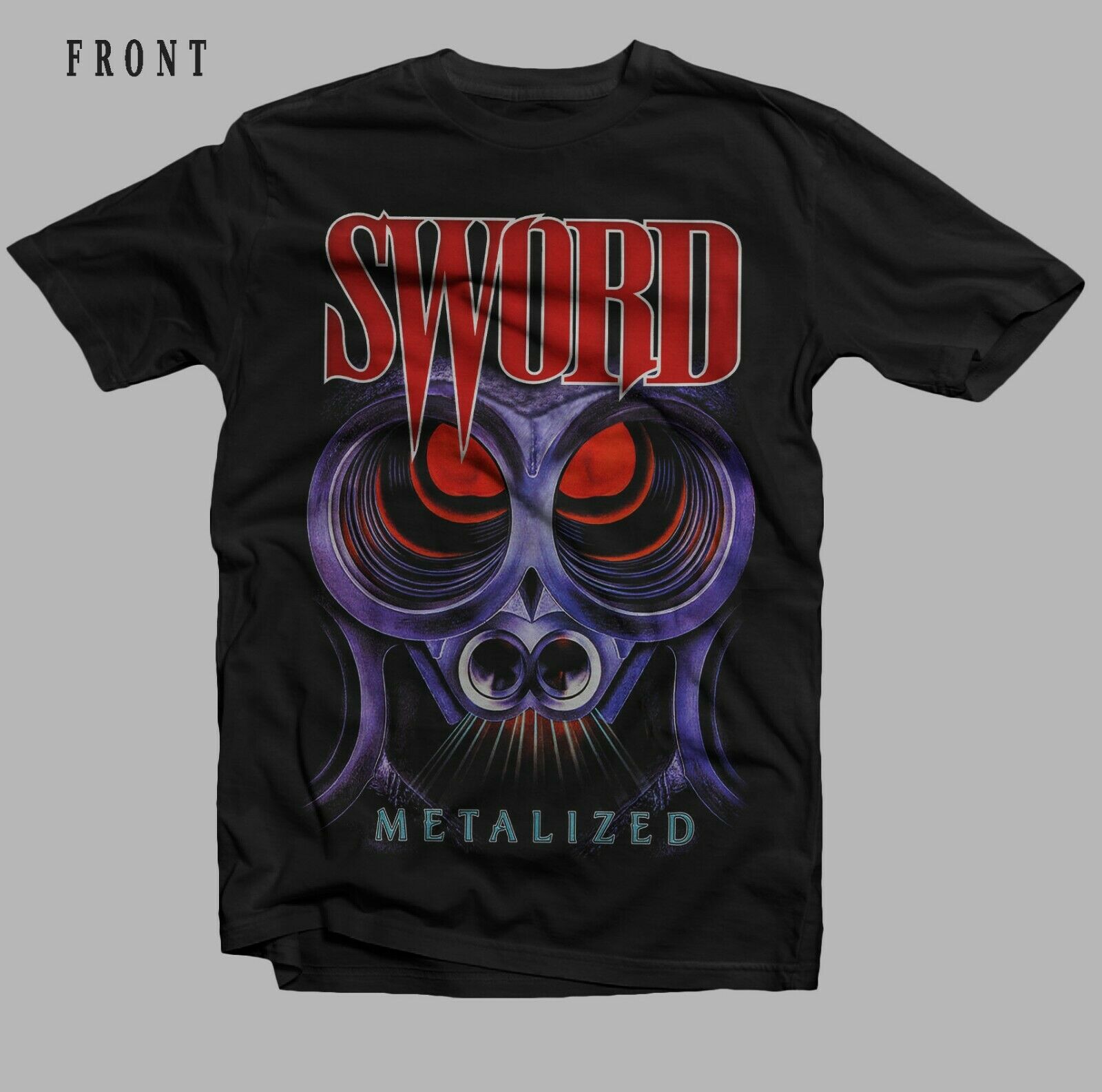 SWORD Metalized Canadian Heavy Metal Band TShirt