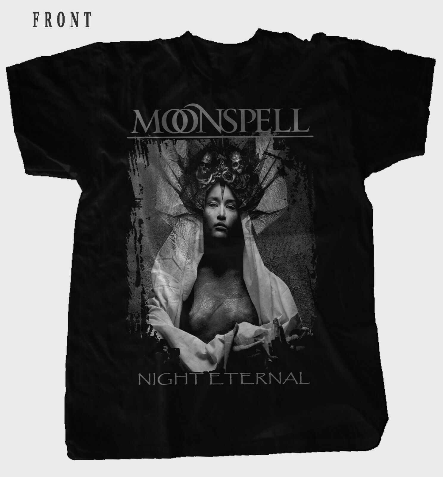 Moonspell Night Eternal Portuguese Gothic Metal Band TShirt