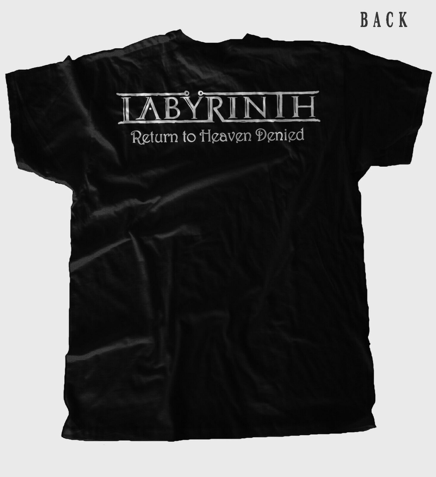 Labyrinth Return to Heaven Denied Italian Power Metal Band TShirt