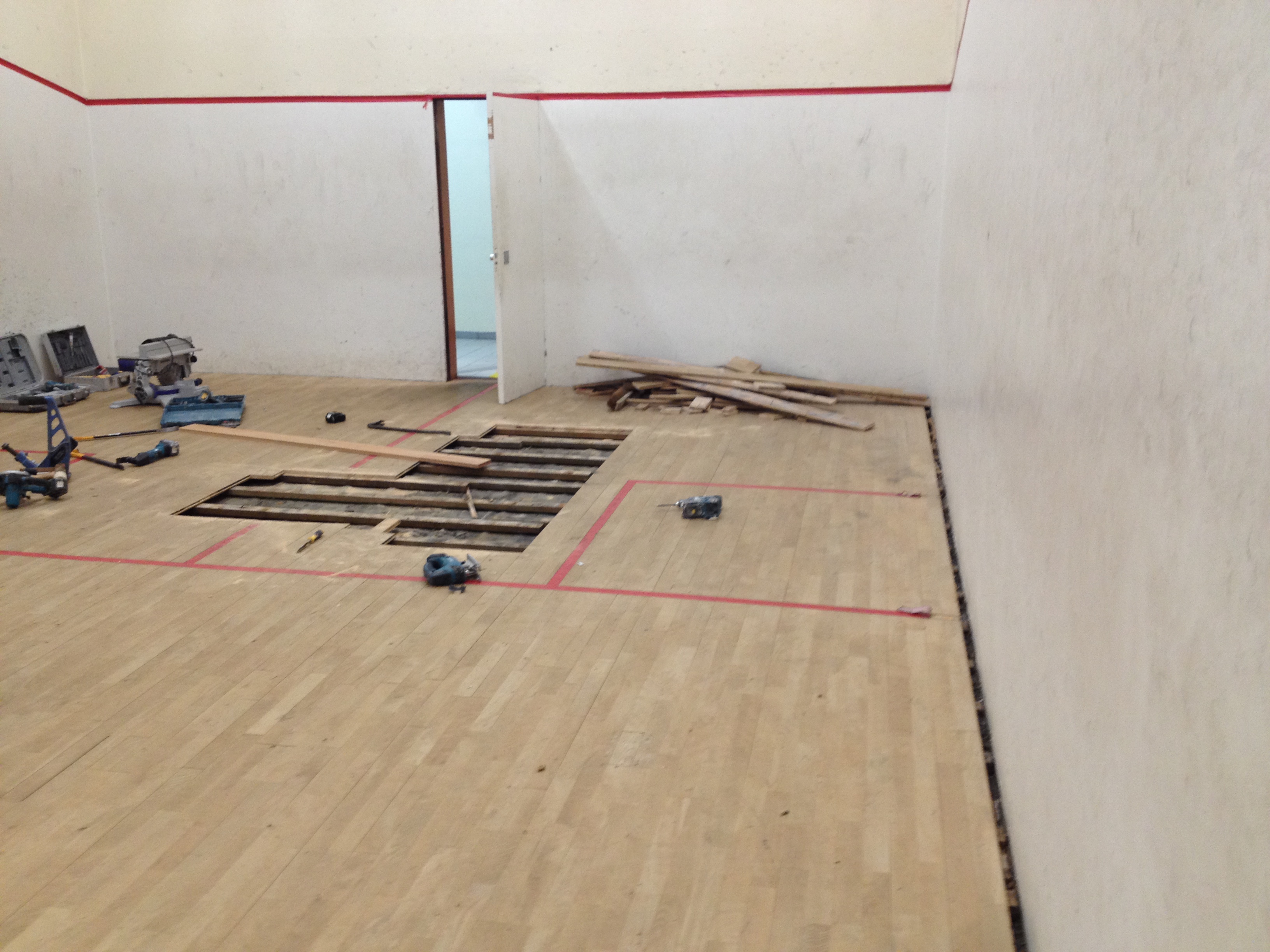 Croydon, London Squash Court Maintenance & Squash Court Refurbishment
