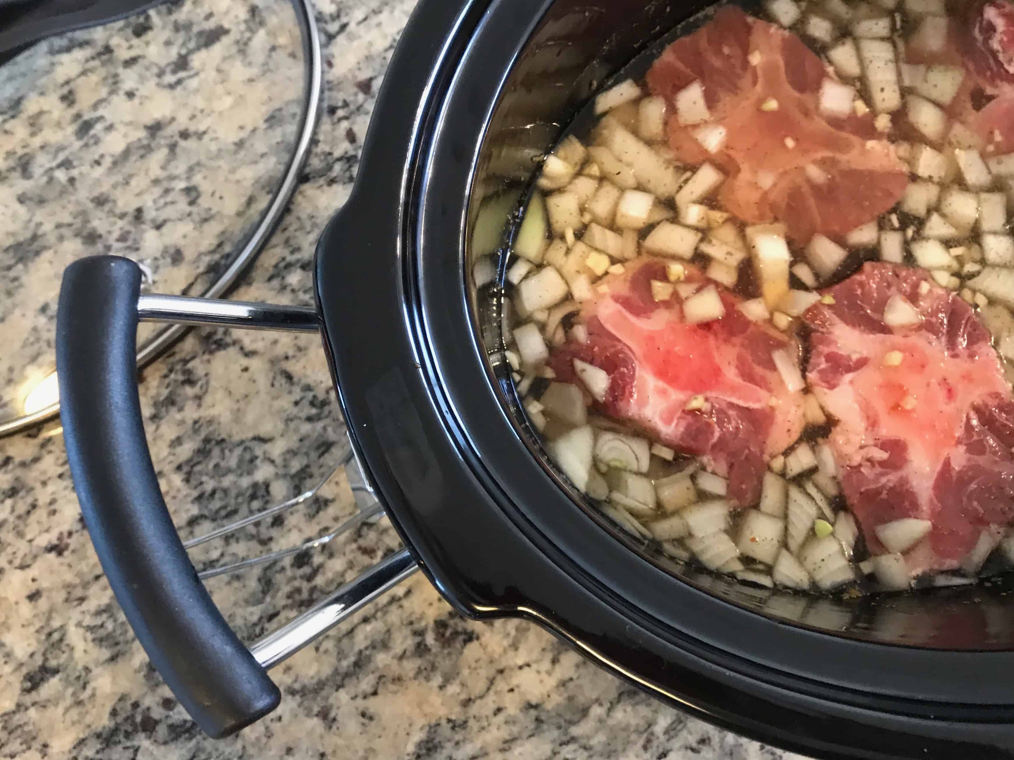 This Simple Slow Cooker Oxtail Soup is hearty and tender!