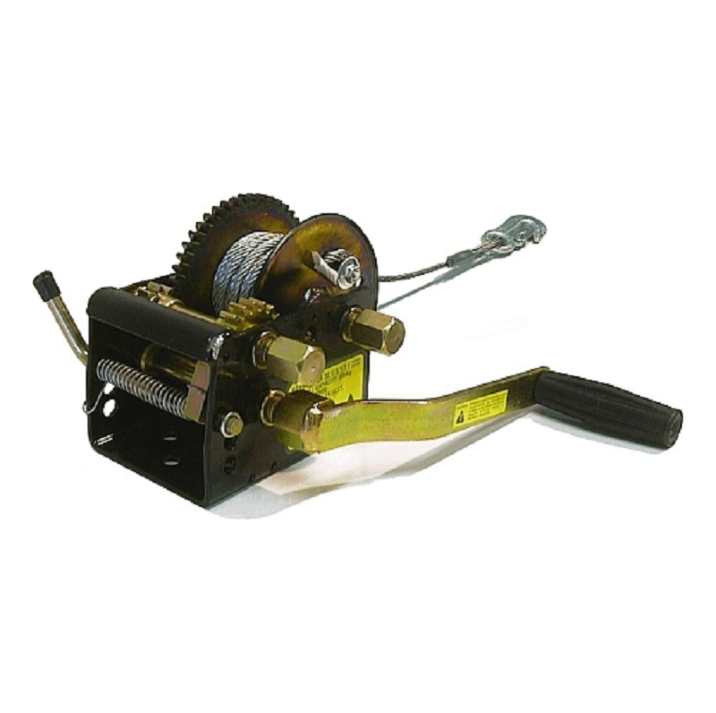 JARRETT HEAVY DUTY WINCH 10/5/11 7.5M X 5MM CABLE & SNAP HOOK (WB