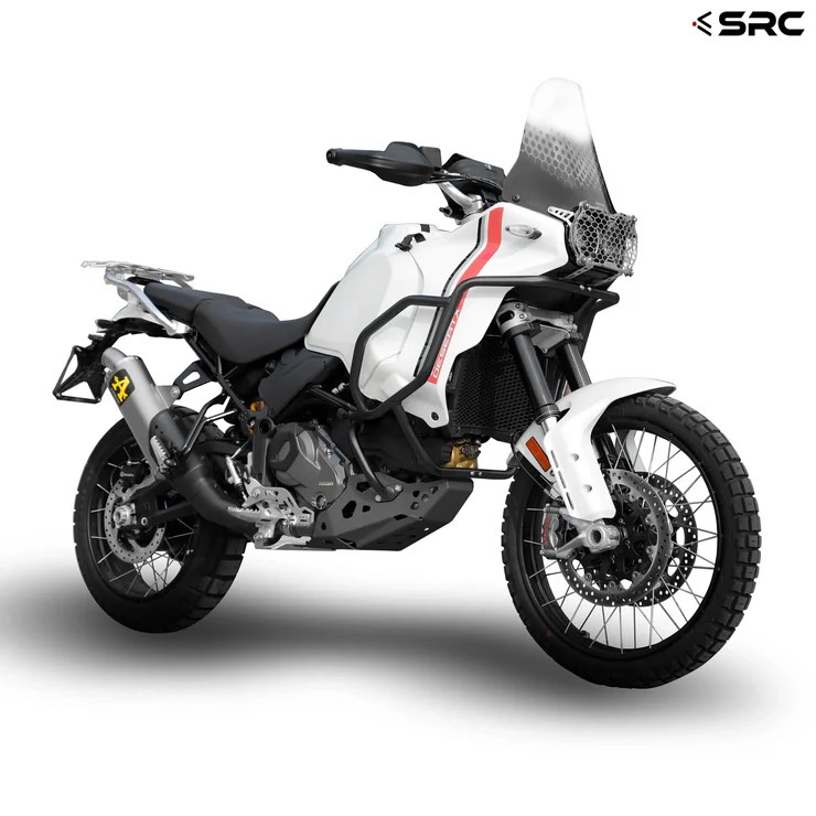 Full Crash Bars/Skid Plate Combo for Ducati Desert X SRC MOTO