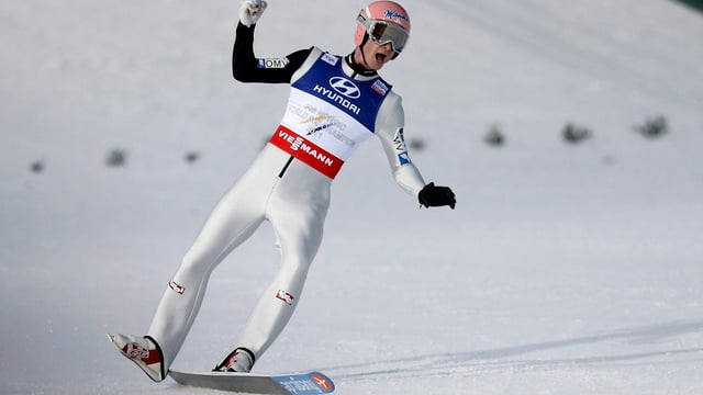Skispringen Österreich gewinnt Teamspringen Sport SRF