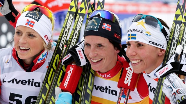 Langlauf Manificat und Björgen siegen in Davos Sport SRF