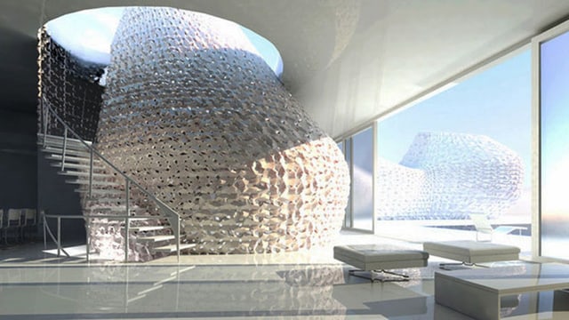 Gedruckte Architektur Das Haus der Zukunft ist aus Salz und kommt aus dem 3DDrucker Kultur
