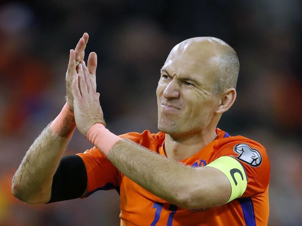 WMQualifikation Das war's Robben tritt aus der Nati zurück Sport