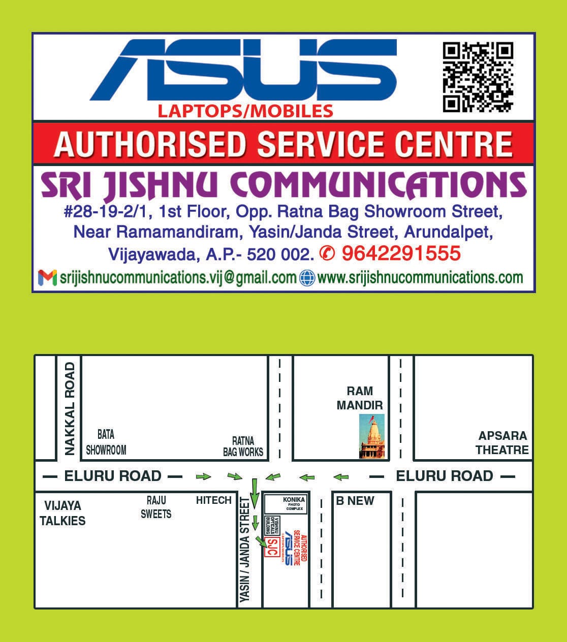 Authorized Asus Service Center in Vijayawada | Asus Laptop Service