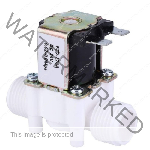 24V DC Normally Closed Water Solenoid Valve - SRK ELECTRONICS