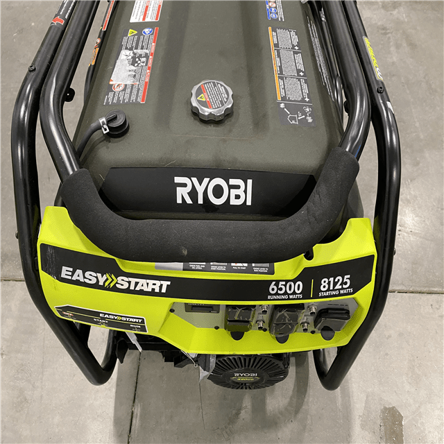 AS-IS Ryobi RY906500S 6 500-Watt Gasoline Powered Portable Generator