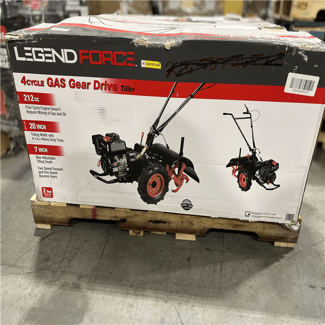 DALLAS LOCATION - Legend Force 20 in. 212 cc Gas Rear Tine Tiller