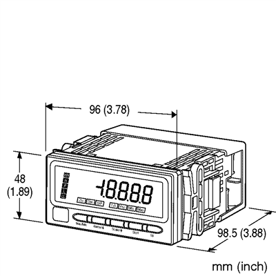 DC Input Digital Panel Meter - SRP control systems ltd