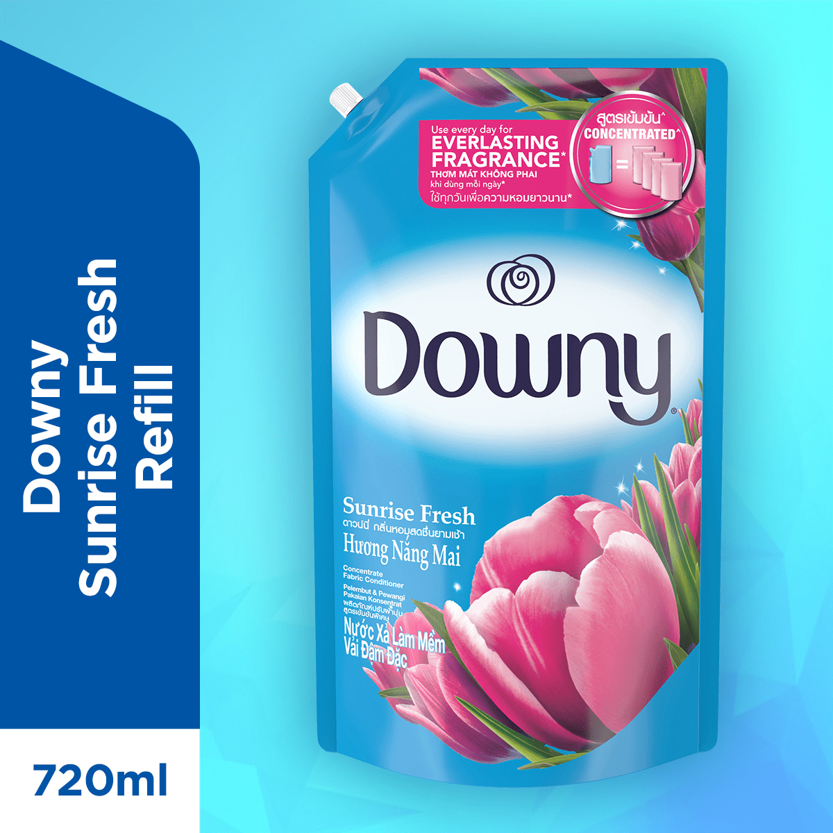 DOWNY SUNRISE FRESH FABRIC CONDITIONER 690ML REFILL SRS Sulit