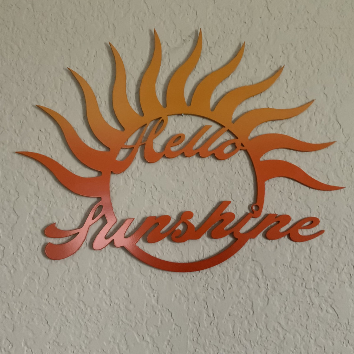 Hello Sunshine Metal Art SS2Metal