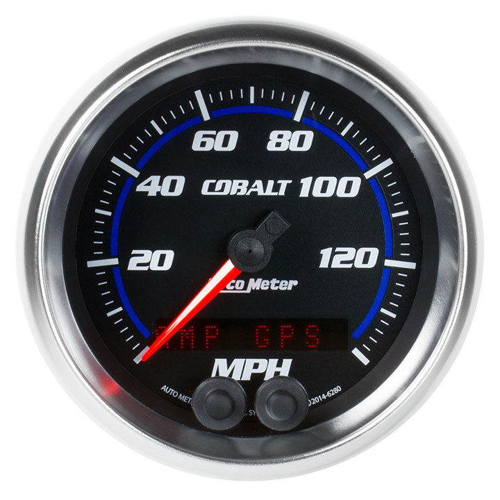 AutoMeter 33/8in. GPS Speedometer, 0140 MPH, Cobalt
