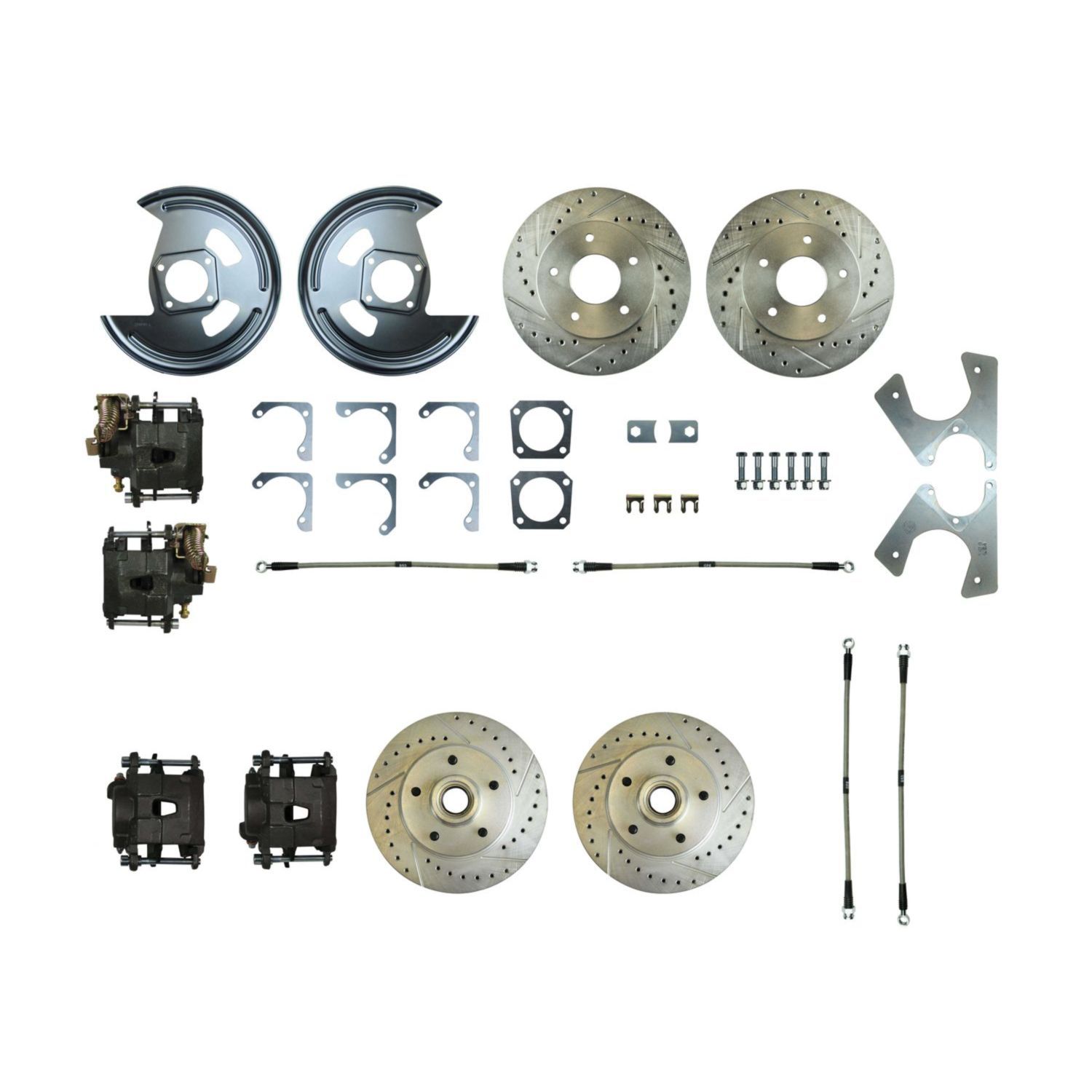 1969 Chevrolet Rear + 2 Disc Brake Conversion Kit, w/o Parking Brake