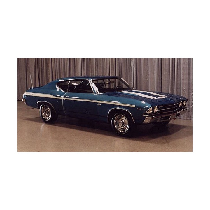1969 Chevelle Yenko Stripe Kit Black