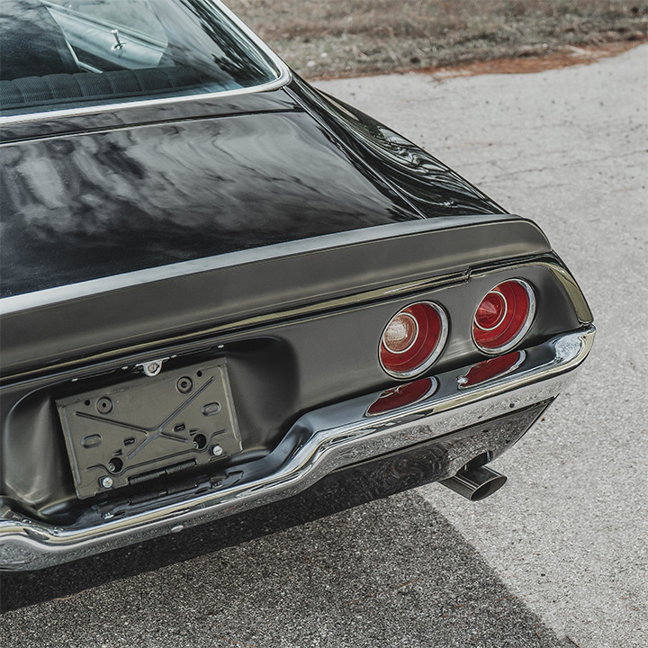 1970-1981 Camaro Pro Touring Rear Spoiler Kit Black