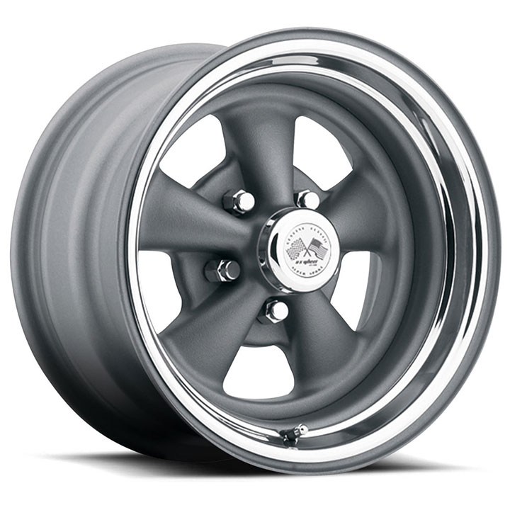 US Wheel Series 464 15x8 Gunmetal Super Spoke, 5x4.5/4.75/5 Bolt