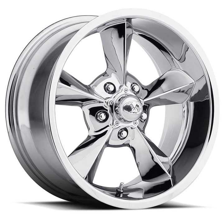 US Wheel Series 700 17x9.5 Chrome Retro, 5x4.75 Bolt Pattern, 5.5 BS, 6