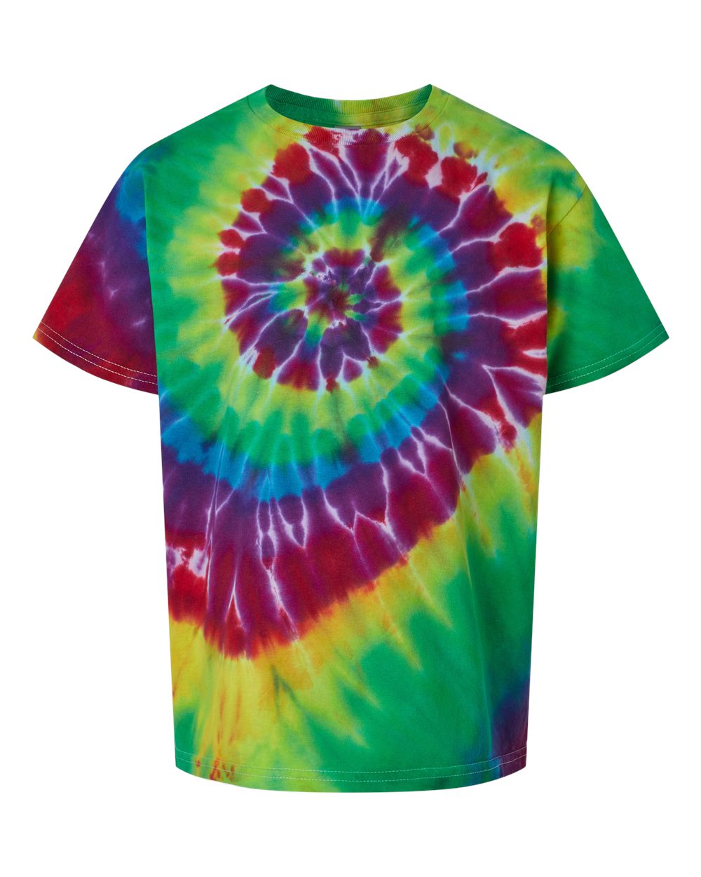 TieDyed Youth MultiColor Spiral TShirt 20MSB eBay