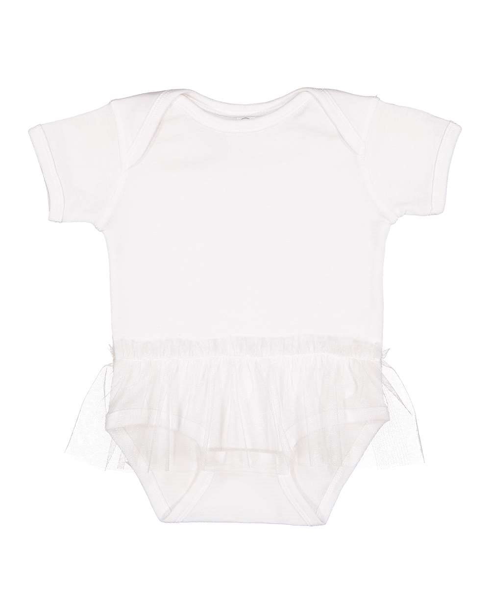 Rabbit Skins 4422 Infant Tutu Baby Rib Bodysuit