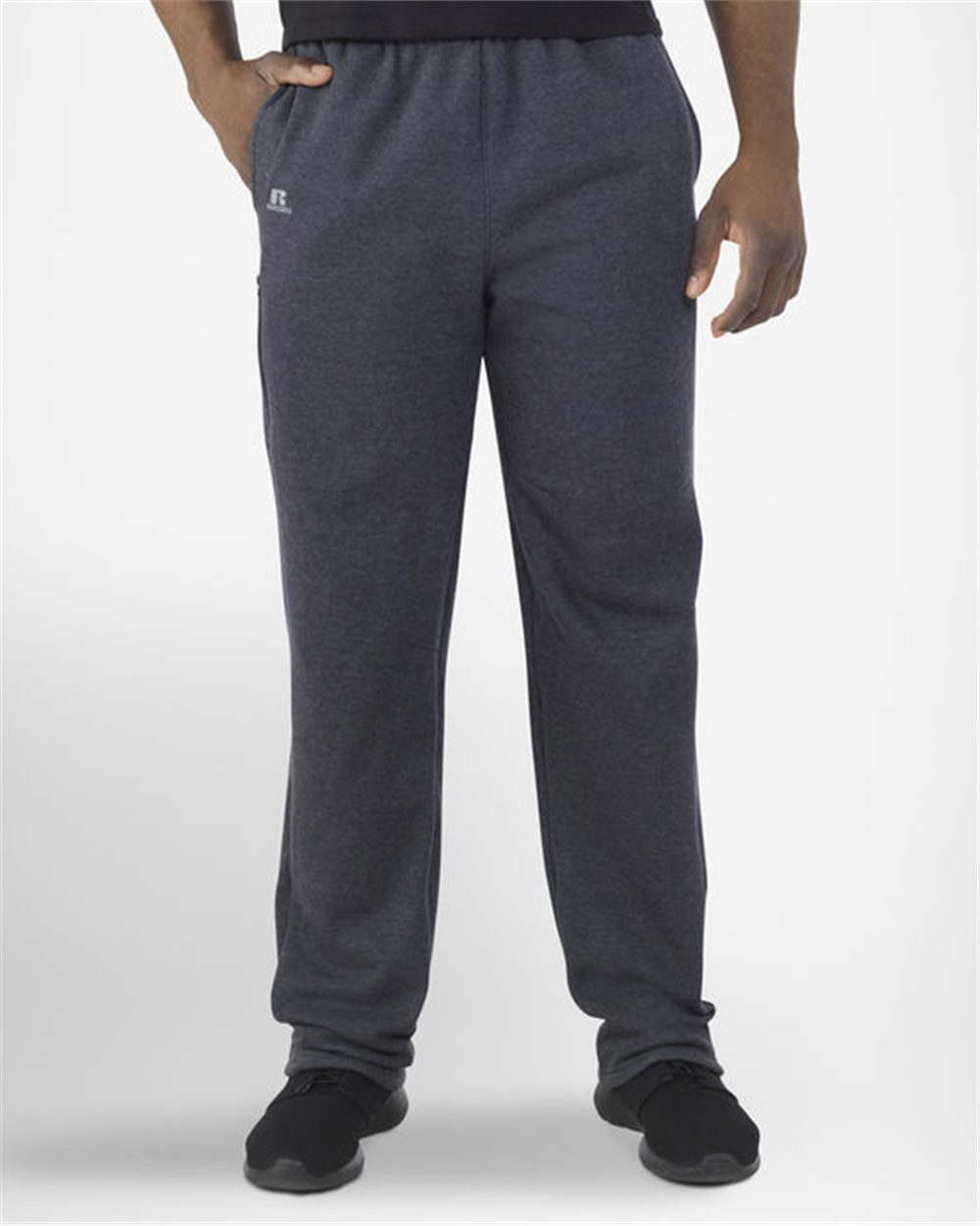 Russell Athletic 82PNSM Cotton Rich Fleece Open Bottom Sweatpants