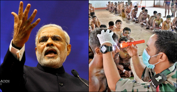 Indian Army Rejected A Guy Because He Has A Modi Tattoo On