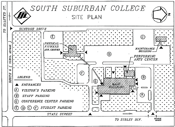 South Suburban College Directions Campusmap | South Suburban College