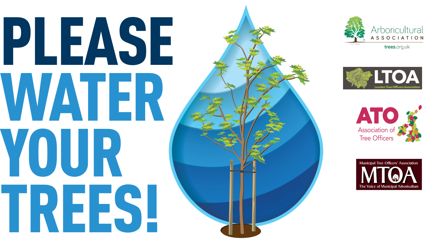 News Tree watering campaign Sussex & Surrey Coppice Group