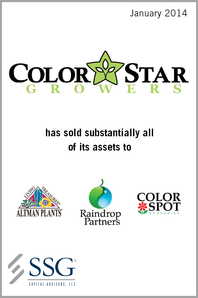 Color Star Growers of Colorado, Inc. SSG Capital Advisors, LLC