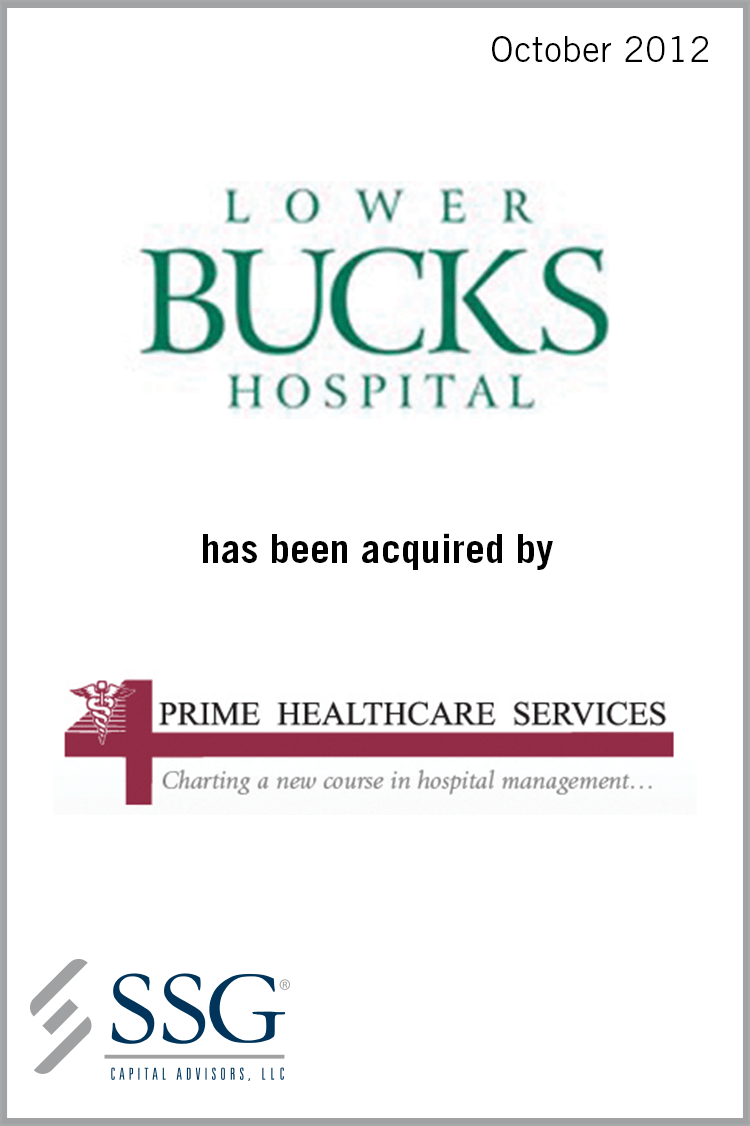 Lower Bucks Hospital SSG Capital Advisors, LLC