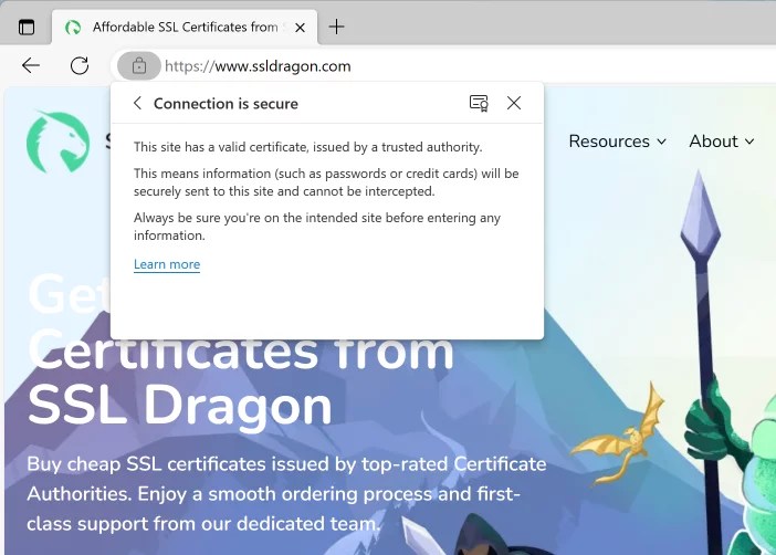 How to Check the SSL Certificate of a site SSL Dragon