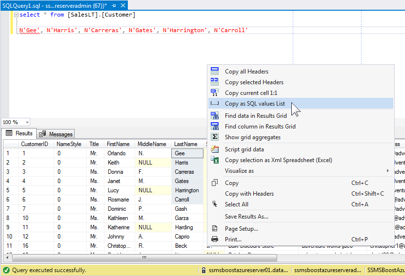 SSMSBoost addin productivity tools pack for Sql Server Management